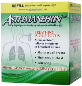 Asthmanefrin Asthma Medication Refill, 30 Count  *EXPIRATION MAY 2025*