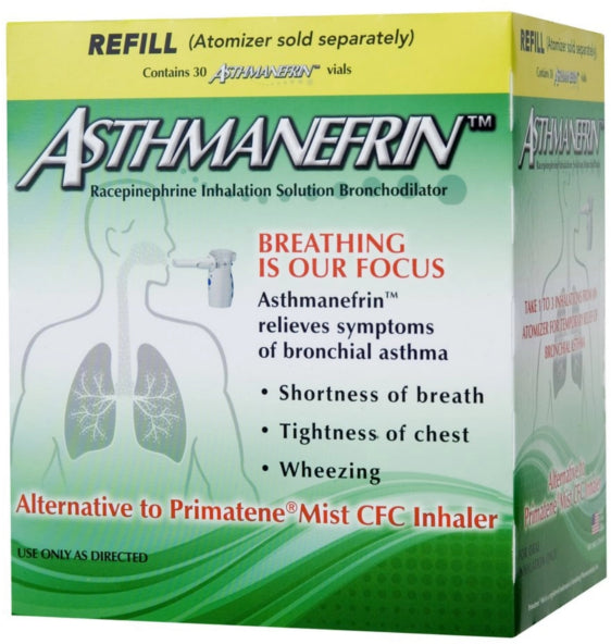 Asthmanefrin Asthma Medication Refill, 30 Count  *EXPIRATION OCT 2025*
